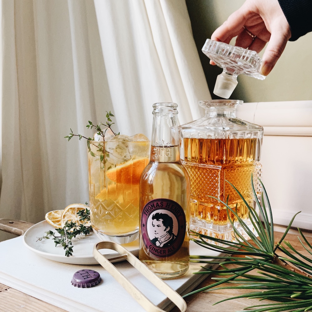 Thyme goes By Rezeptbild mit Thomas Henry Ginger Ale
