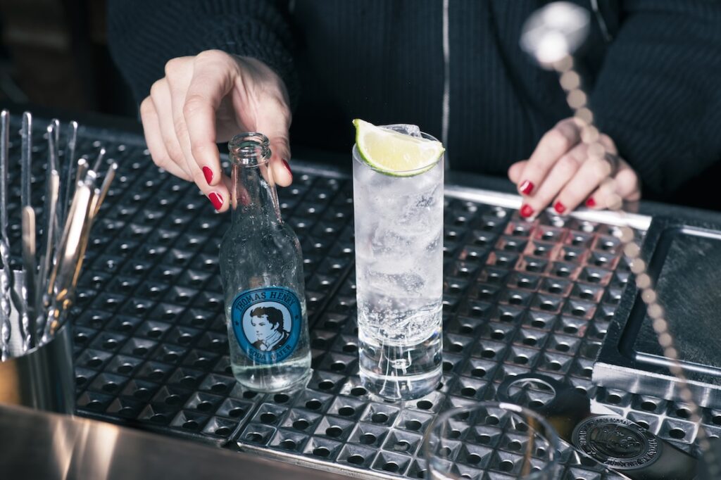 Vodka Soda Rezeptbild mit Thomas Henry Soda Water