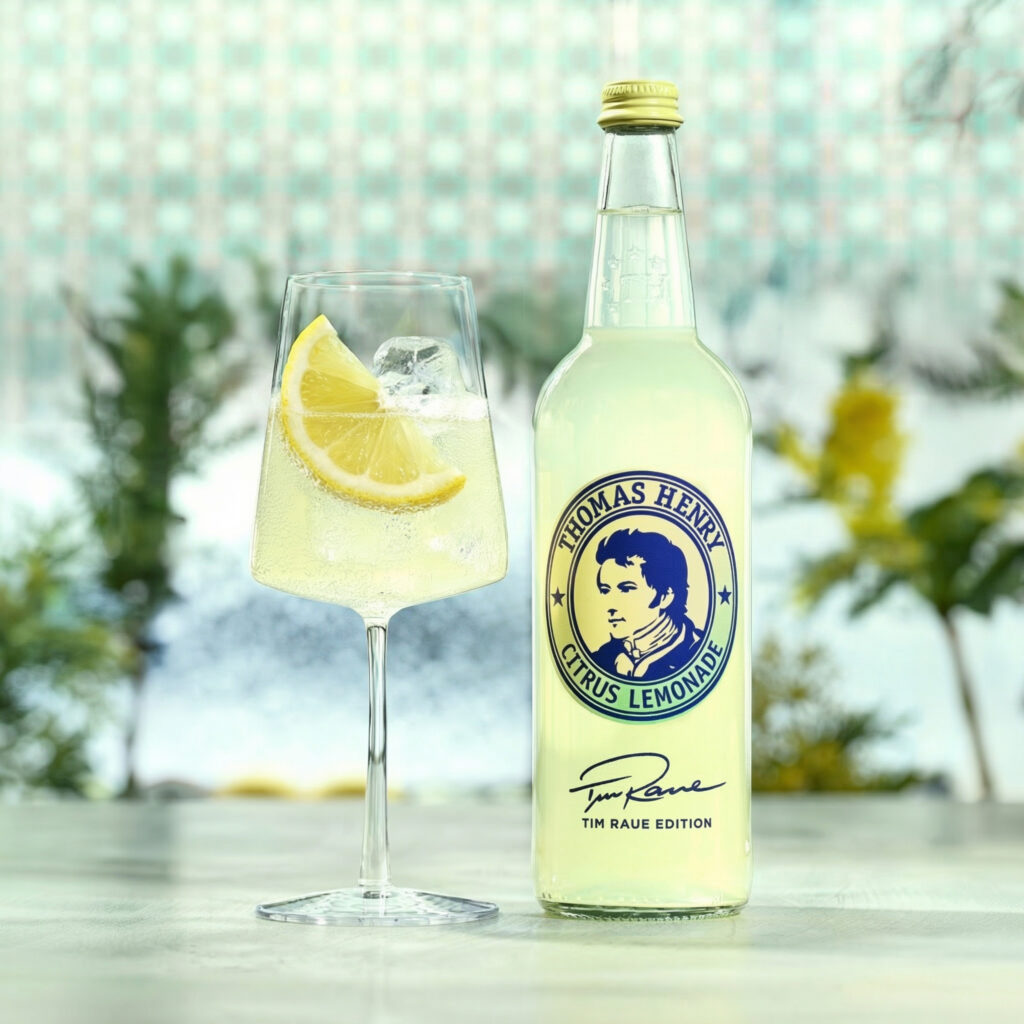 Thomas Henry Citrus Lemonade Tim Raue Edition Easy Citrus Spritz mit Zitronenspalte